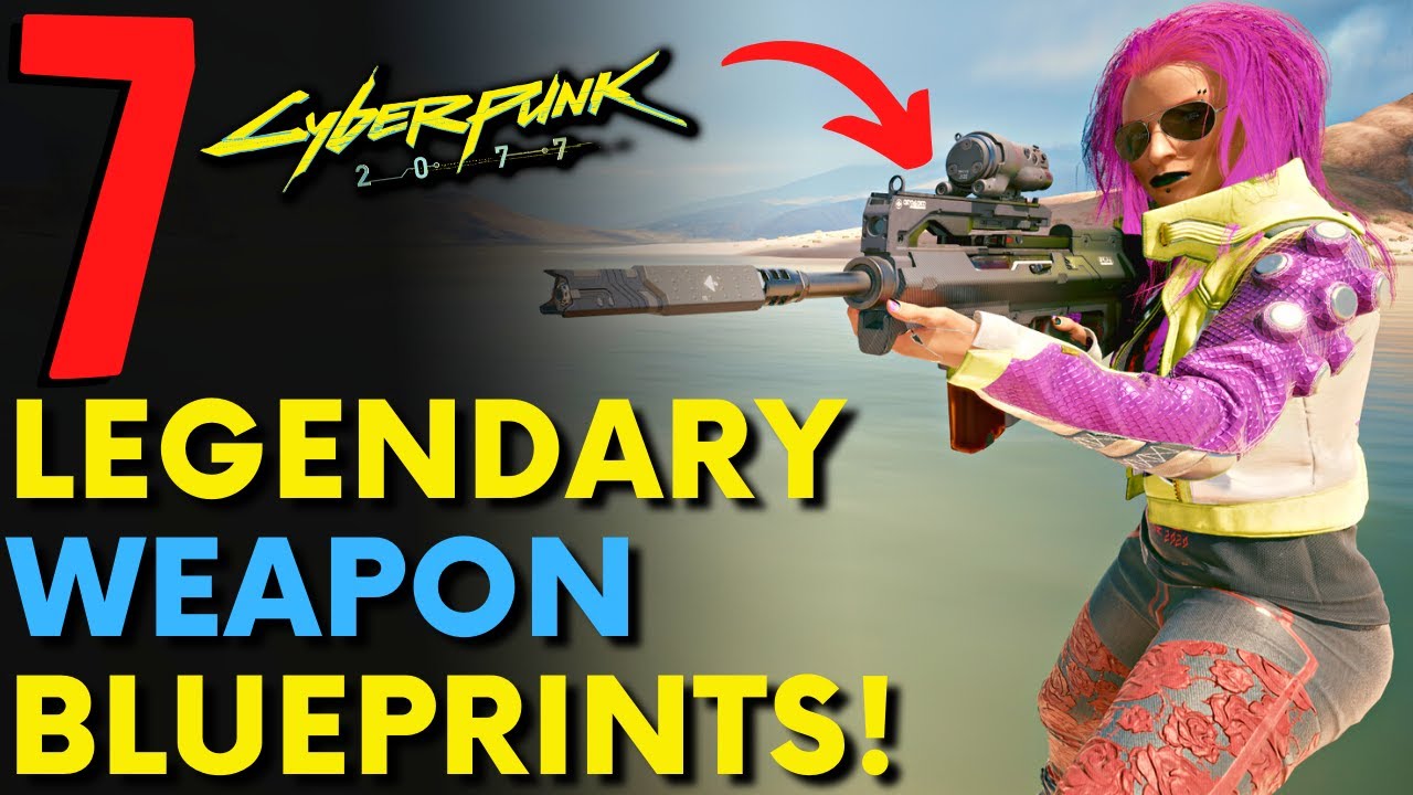 Cyberpunk 2077 7 LEGENDARY WEAPON CRAFTING SPECS Legendary