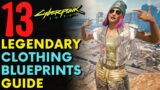 Cyberpunk 2077 – ALL LEGENDARY CLOTHING BLUEPRINTS TO BUY | Legendary Clothes (Locations & Guide)