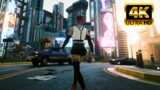 Cyberpunk 2077  – Judy in Tifa Lockhart Outfit Mod [4K 60FPS]