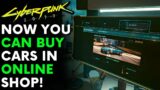 Cyberpunk 2077 – Now You Can Buy Cars in Online Shop! | Virtual Car Dealer Mod!