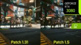 Cyberpunk 2077 – Patch 1.31 vs Patch 1.5 Performance/Graphics | RTX 3080 1440p DLSS 2.3 Quality