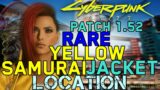 Cyberpunk 2077 – Patch 1.52 – RARE Yellow Samurai Jacket Location – DenkiShin Thermoset CrystalJock