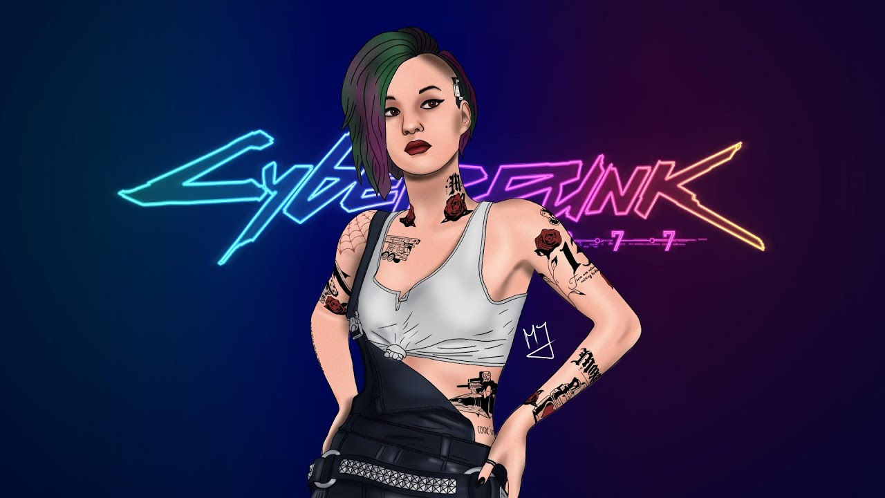 Judy Cyberpunk 2077 Timelapse Cyberpunk 2077 Videos   Judy Cyberpunk 2077 Timelapse 