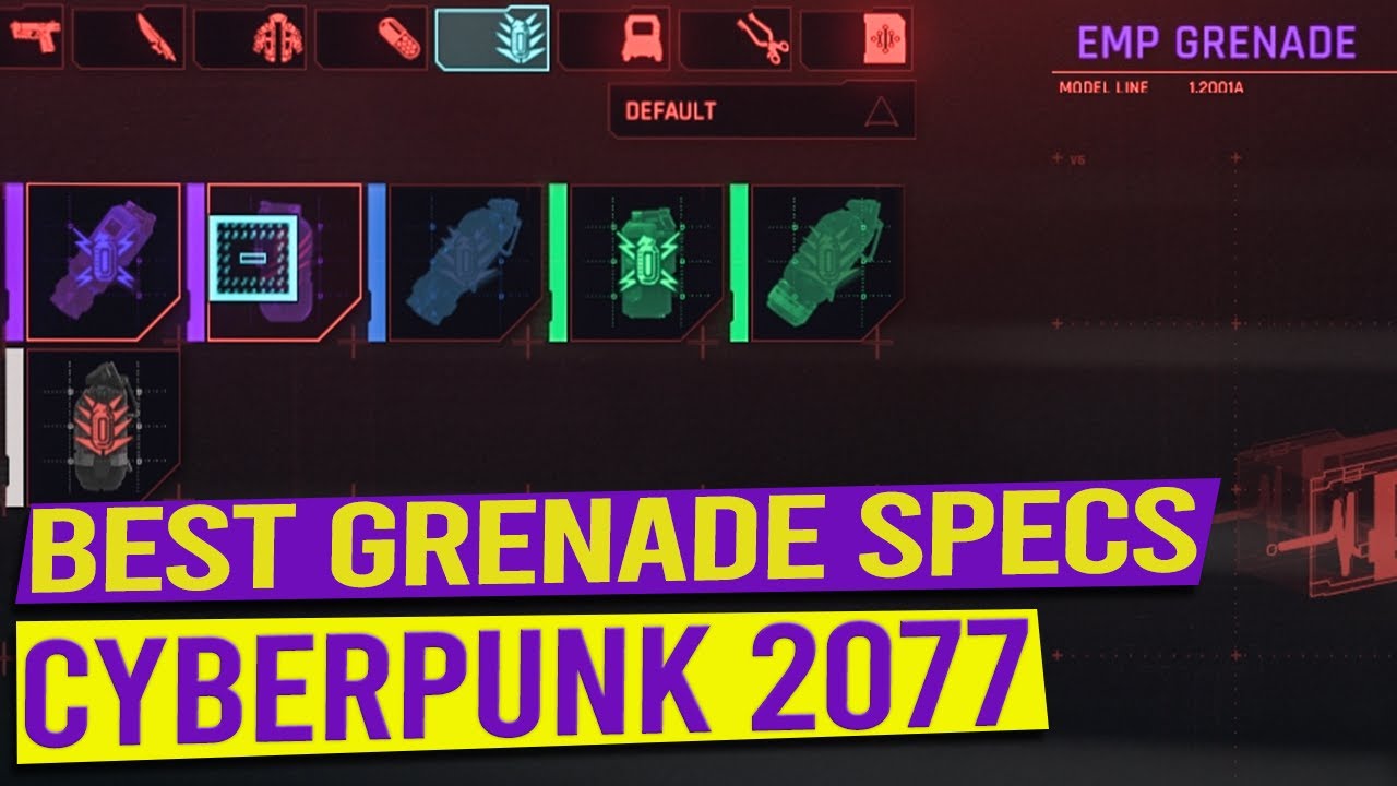 BEST GRENADE SPECS LOCATIONS CYBERPUNK 2077 Cyberpunk 2077 videos