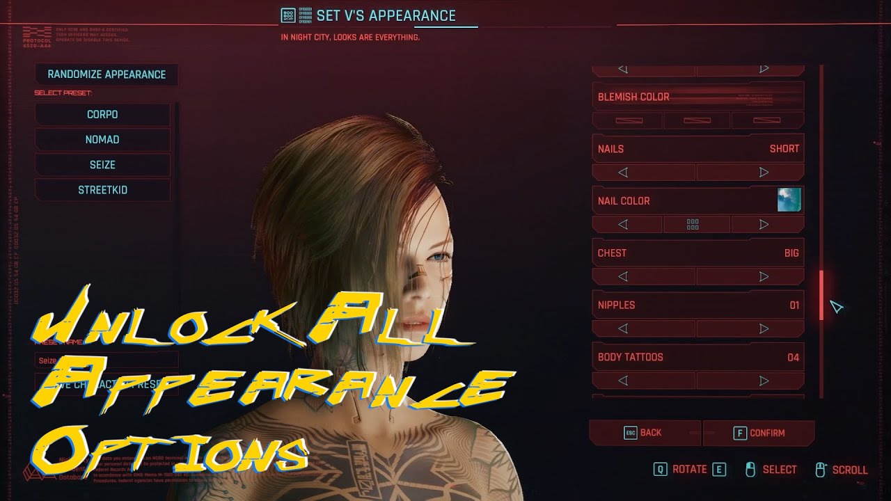 Better Cyberpunk 2077 Appearance Changer | Appearance Change Unlocker