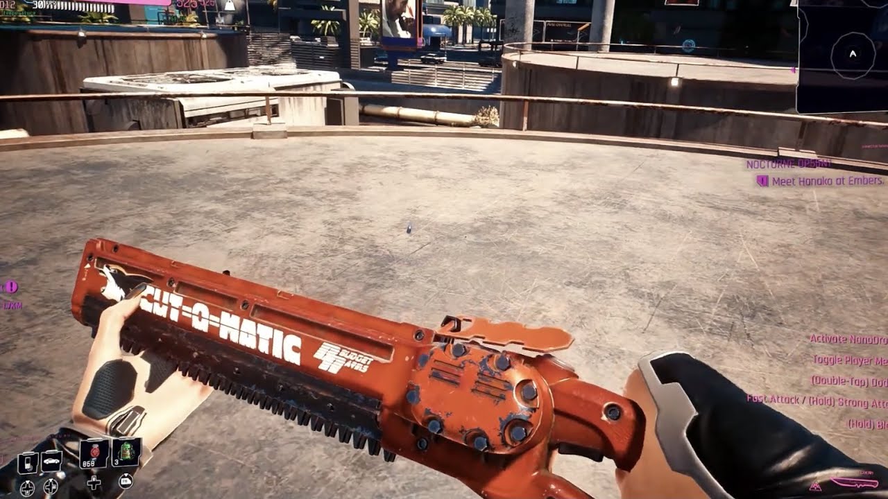 Cyberpunk 2077 1.5 highlights knife throwing, Byakko, secret weapons