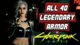 Cyberpunk 2077: ALL LEGENDARY armor LOCATIONS (w. TIMESTAMPS & PREVIEW)