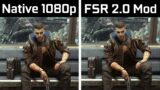 Cyberpunk 2077 – AMD FSR 2.0 Mod – GTX 1650 – Benchmark Comparison