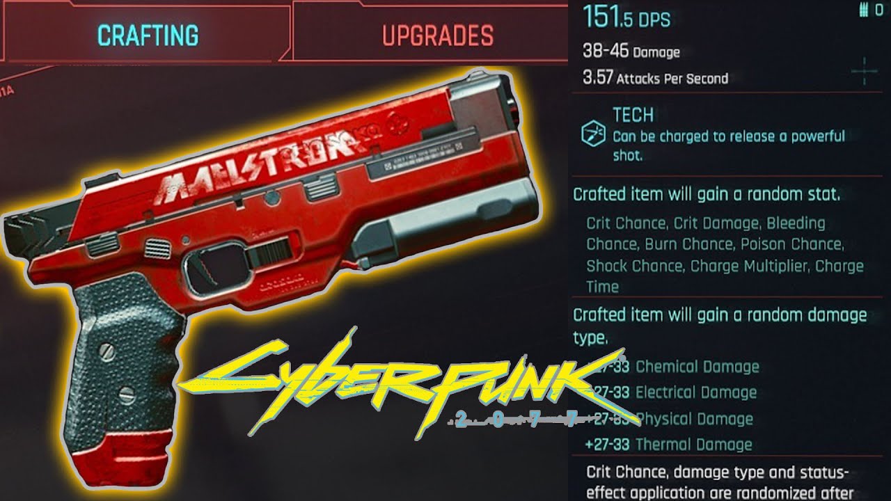 Cyberpunk 2077 Crafting & Upgrade Guide! (How to get Epic & Legendary