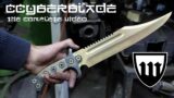 Forging a Cyberpunk 2077 Bowie knife, the complete movie.