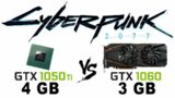 GTX 1050 Ti vs GTX 1060 3 Gb in Cyberpunk 2077 (GTX 1050Ti vs GTX 1063)