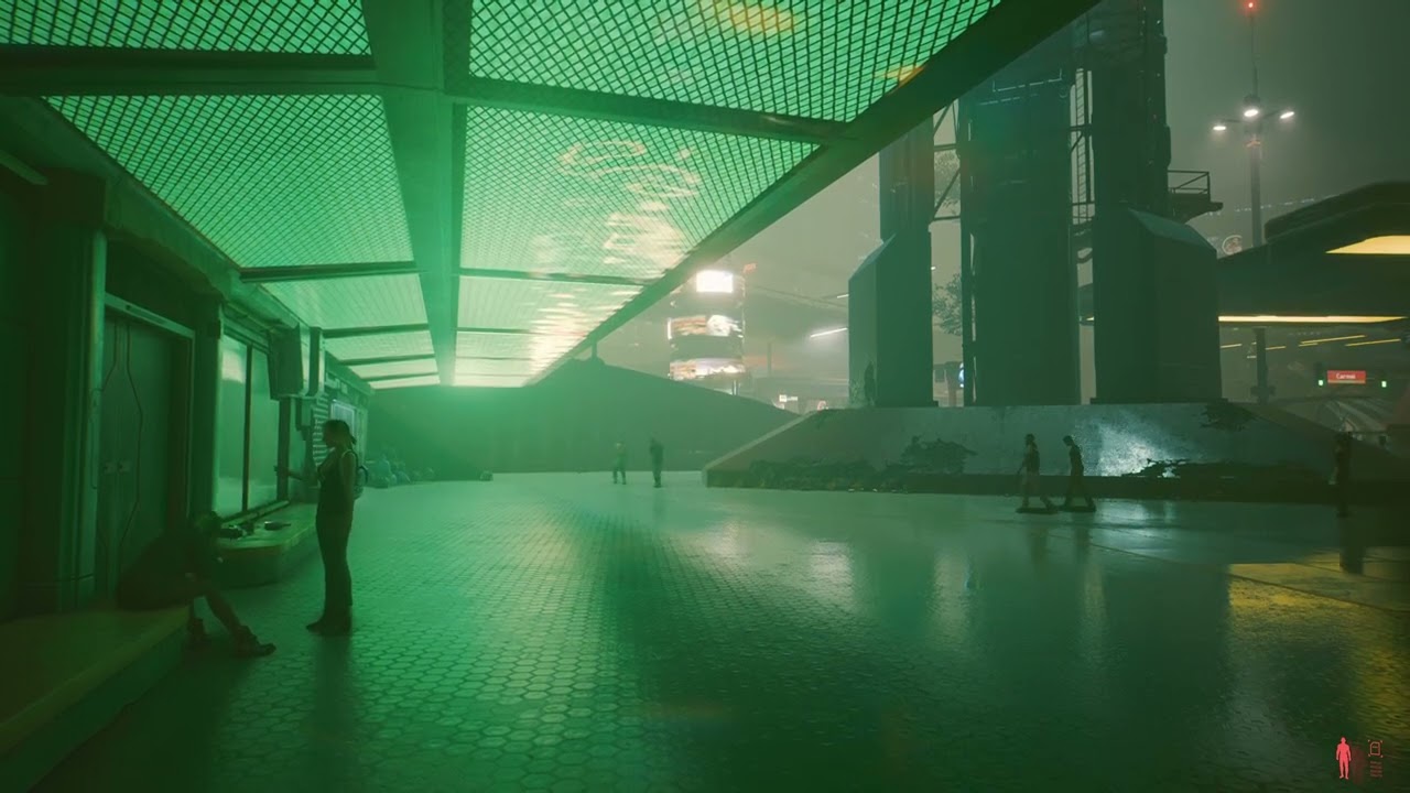 Green | Cyberpunk 2077 | D&D/Study/Projector Background + Ambience ...