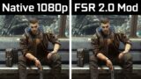 Cyberpunk 2077 – FSR 2.0 Mod – RX 580 – Benchmark Comparison