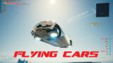 Cyberpunk 2077 Flying Cars Mod Gameplay 4K Ray Tracing ON
