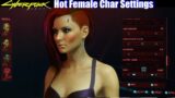 Cyberpunk 2077 – Hot Female Character Creation (All Options Detailed Settings)