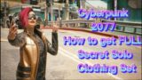 Cyberpunk 2077 How to get FULL Secret Solo Clothing Set – All Legendary Armor