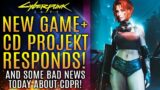 Cyberpunk 2077 – New Game Plus!  CD Projekt Red's Official Response! And Bad News About CDPR!