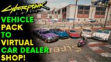 Cyberpunk 2077 – Vehicle Pack – Gangs To Virtual Car Dealer Shop! [Mod]