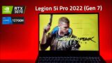 Legion 5i Pro 2022 | Cyberpunk 2077 | RTX 3070 Laptop + 12700h | 1600p (Native / DLSS / Raytracing)