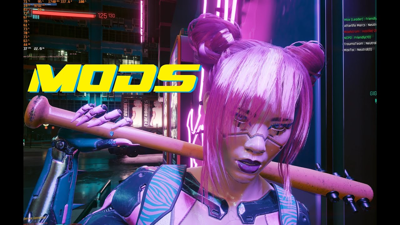 Cyberpunk 2077 Mods Gameplay CyberScript Gang Battles Cyberpunk 2077