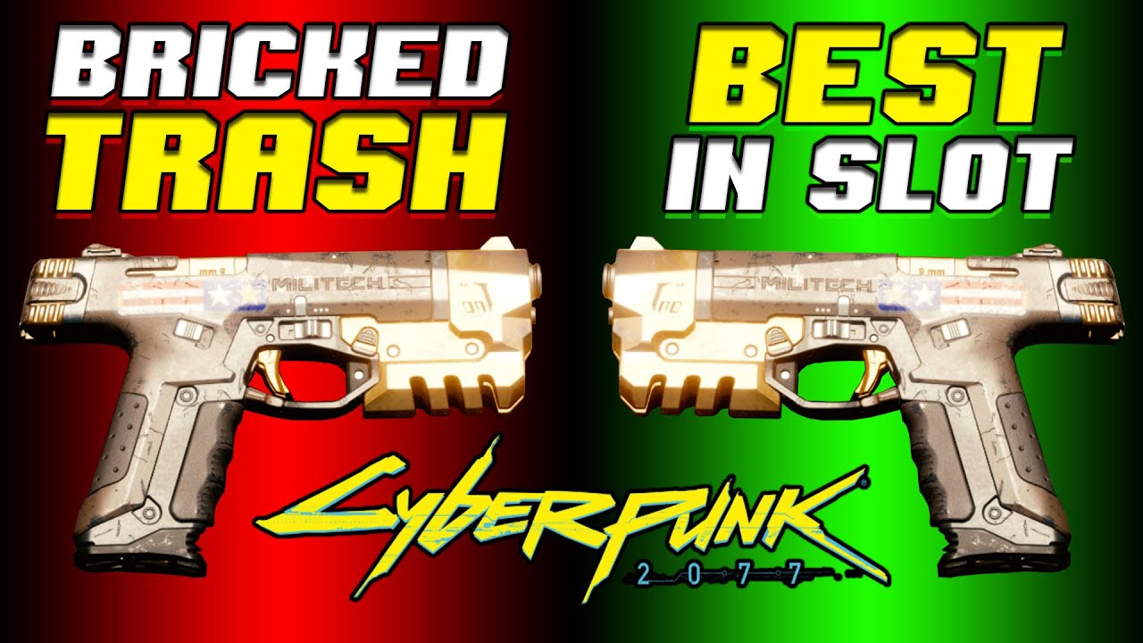 How to Craft BEST IN SLOT Legendary & Iconic Weapons Cyberpunk 2077