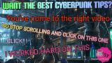 PATCH 1.5 TIPS AND TRICKS CYBERPUNK 2077