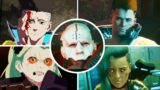 All Major Characters Deaths (David, Rebecca, Smasher, V, Johnny)  CYBERPUNK 2077 Edgerunners 4K 2022