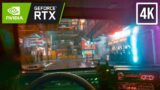 CYBERPUNK 2077 – Calm Nighttime Rain Driving ASMR – PC RTX MAX SETTINGS