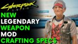 Cyberpunk 2077 – 2 New LEGENDARY Weapon Mod Crafting Specs! | Patch 1.6 (Location & Guide)