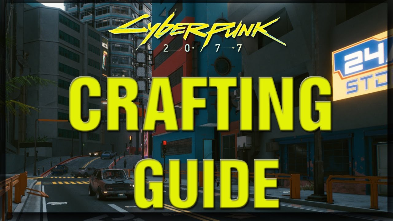 Cyberpunk 2077 How To CRAFT Ultimate Guide! Cyberpunk 2077 PS5 Crafting