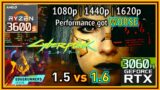 Cyberpunk 2077 PC Patch 1.6 – Ryzen 5 3600 & RTX 3060 Ti – 1.5 vs 1.6 Benchmarks | Performance Loss