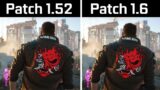 Cyberpunk 2077 Patch 1.52 vs Patch 1.6 – Benchmark Comparison