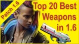 Cyberpunk 2077 – Patch 1.6 – Best Weapons – 100% Crit – Best Builds – Ultimate Weapon Comparison!