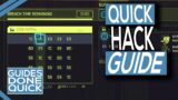 Cyberpunk 2077 Quickhack Guide