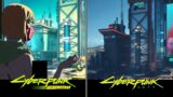 Cyberpunk Edgerunners VS. Cyberpunk 2077 | Footage Comparisons