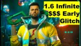 EARLY Infinite $$$ in 1.6 Update for Cyberpunk 2077, Money Trunk Glitch #cyberpunk