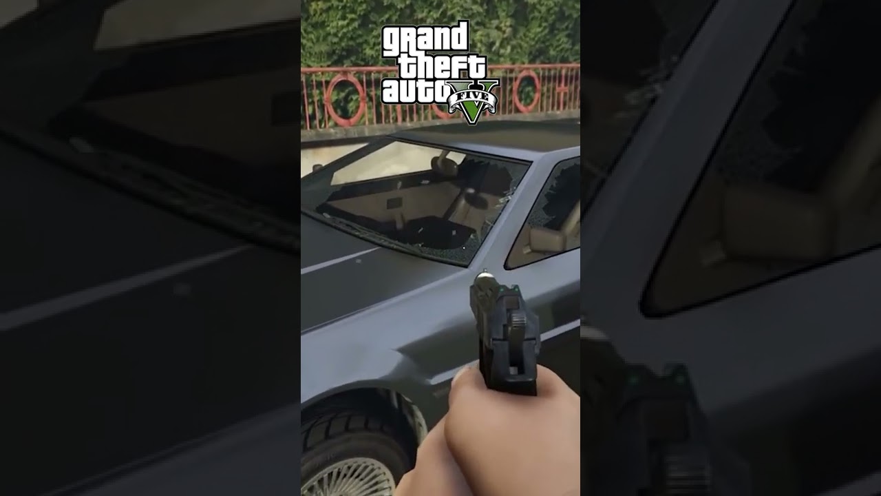 GTA V vs Cyberpunk 2077 Car Glass Broken Comparison theMiltStory 