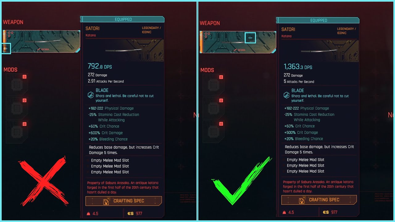 How to upgrade weapons correctly Cyberpunk 2077 Cyberpunk 2077 videos