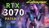 RTX 3070 CYBERPUNK 2077 1.6 BENCHMARK | 1080p 1440p 4K | RAY TRACING DLSS