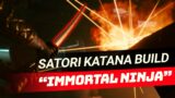 "IMMORTAL NINJA" – Best Satori KATANA SWORD BUILD Cyberpunk 2077 – 9K Armor / 500% CRIT DAMAGE!