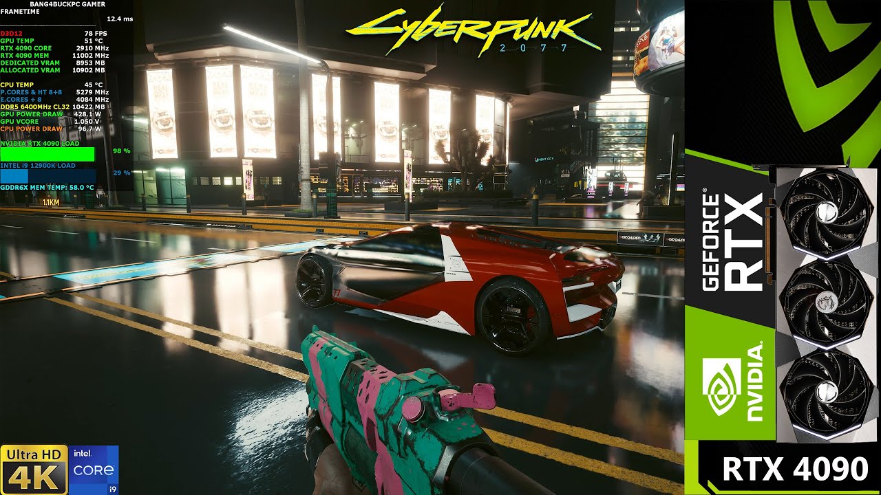 Cyberpunk 2077 Psycho Ray Tracing 4K DLSS Quality | RTX 4090 | i9 ...