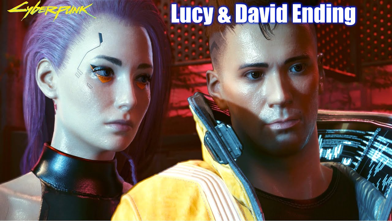 Lucy & David Surviving Together in Cyberpunk 2077 Edgerunners Ending