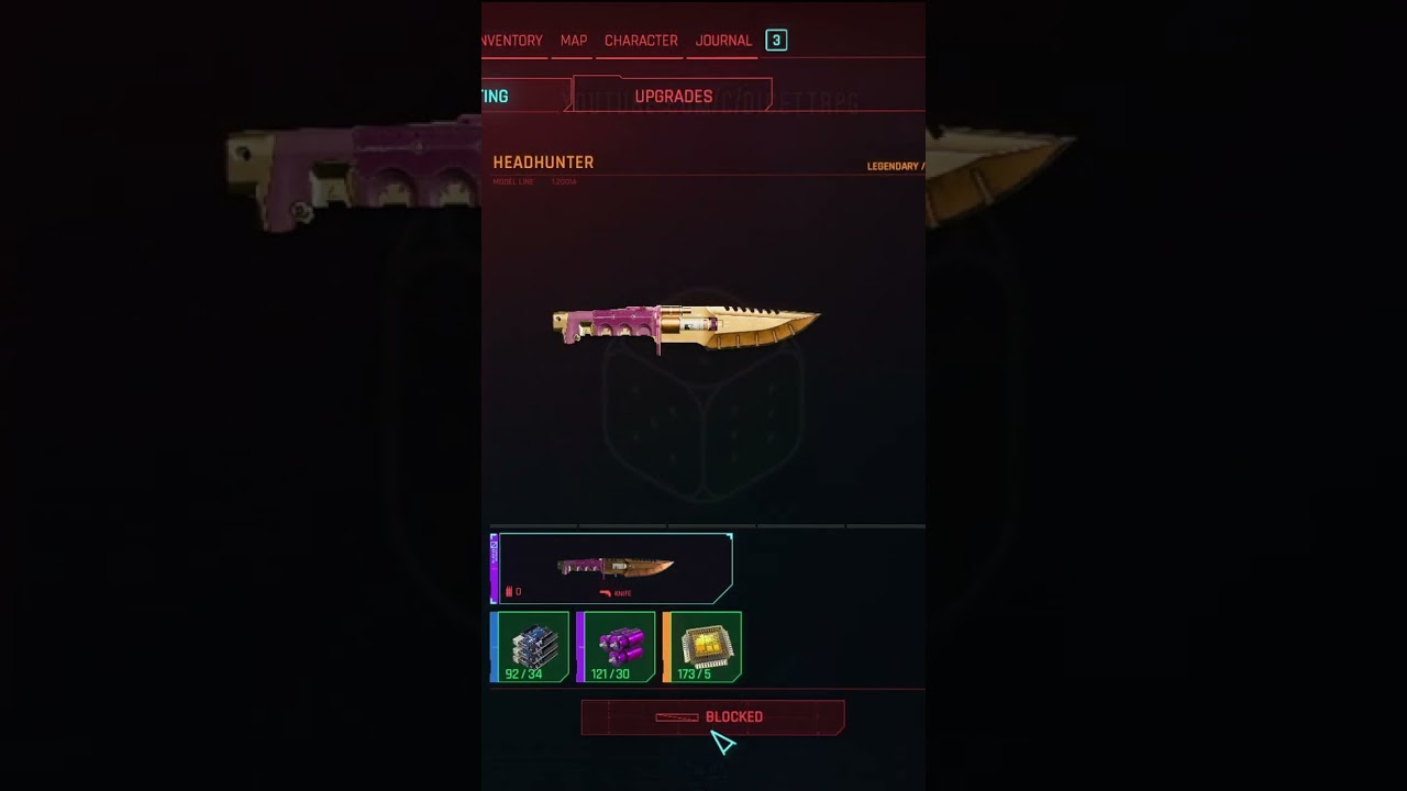 The Headhunter Knife, Cyberpunk 2077's New Marking Throwing Knife