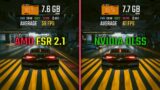 Cyberpunk 2077 AMD FSR 2.1 vs. Nvidia DLSS (FSR 2.1 vs. DLSS)