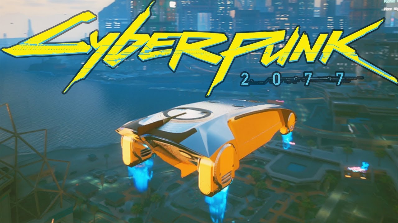 Cyberpunk 2077 - CyberScript Mod: Aerodyne Vehicle (AV) Taxi & Flying ...