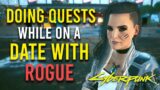 Cyberpunk 2077 – How Many Quests Can You Do while on a DATE WITH ROGUE? (Cyberpunk Challenge)