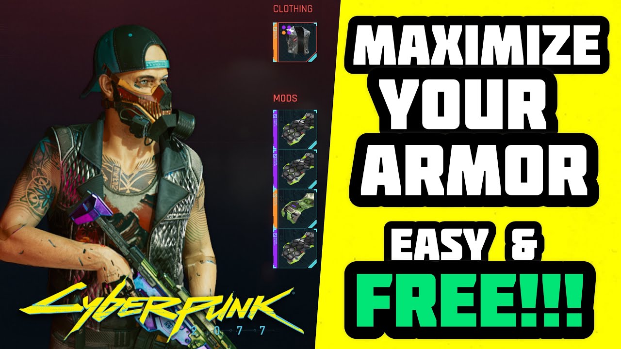 Cyberpunk 2077 How to Craft EPIC ARMADILLO MODS Easy & Free Quick