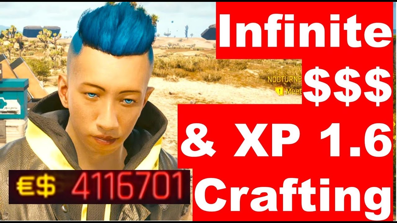 Infinite & XP, 1.6 Crafting EXPLOIT, Cyberpunk 2077 cyberpunk2077