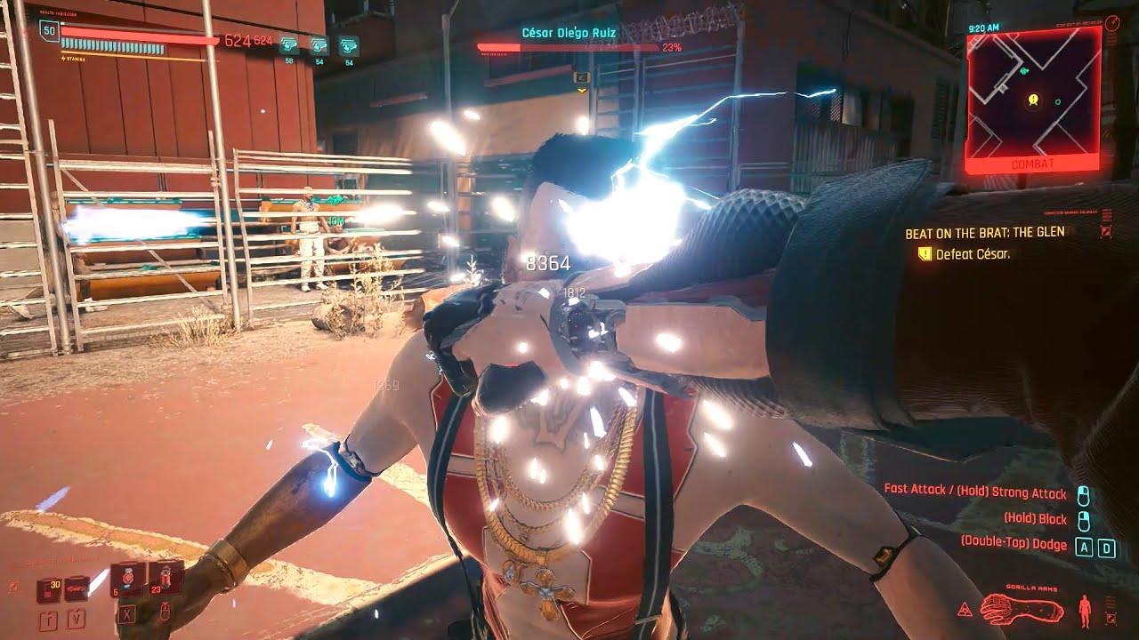 Shocking Gorilla Arms is too much for Cesar Cyberpunk 2077 Cyberpunk 2077 videos