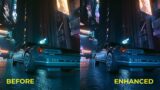 Get Cyberpunk 2077 to look like this! – Before and After Comparison + Reshade and Color Tweaks DLDSR